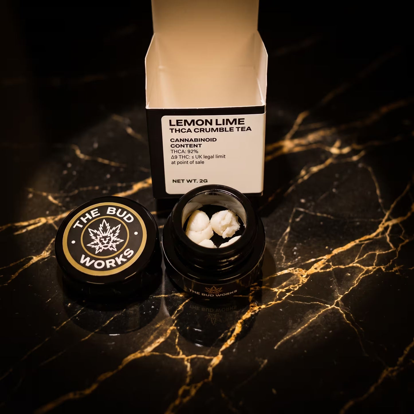 LEMON LIME THCA CRUMBLE TEA EXTRACT