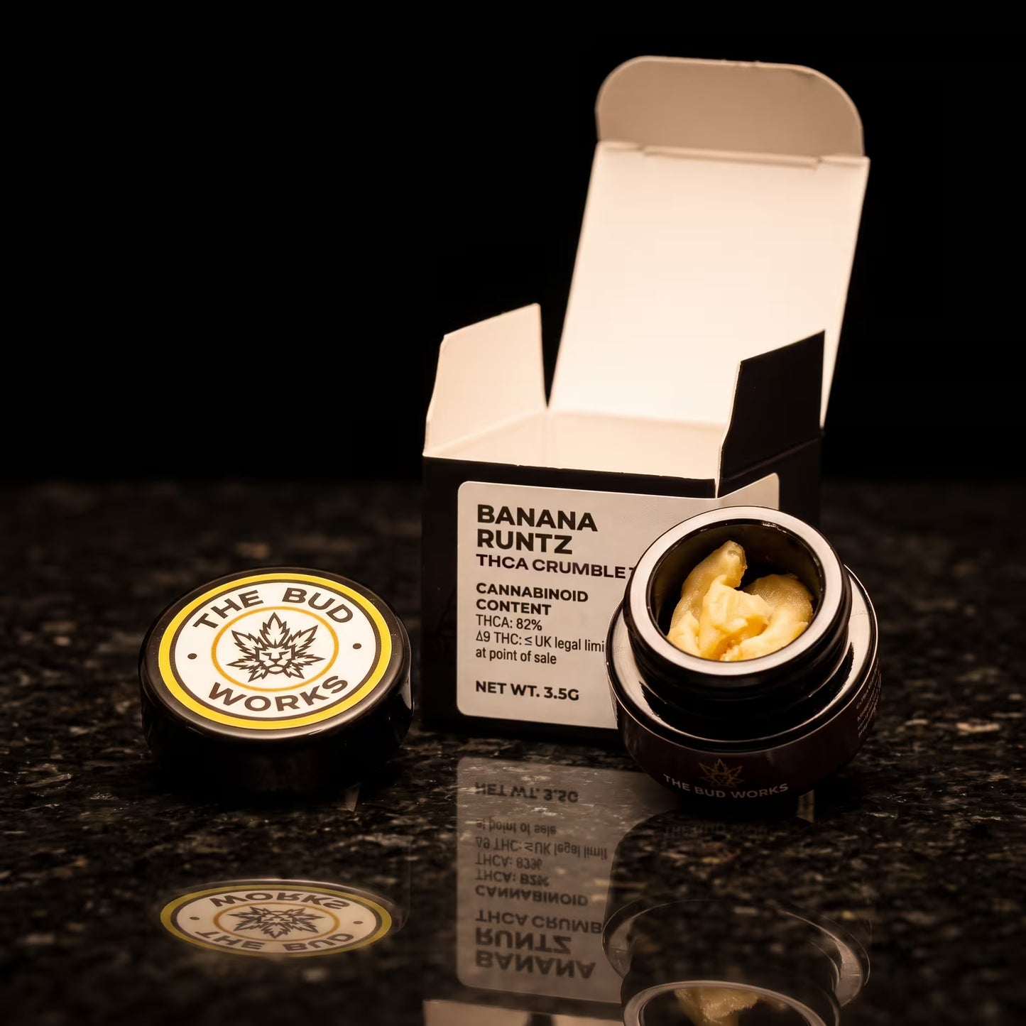 BANANA RUNTZ THCA CRUMBLE TEA EXTRACT