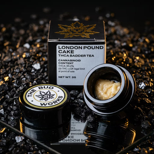 LONDON POUND CAKE THCA BADDER TEA EXTRACT