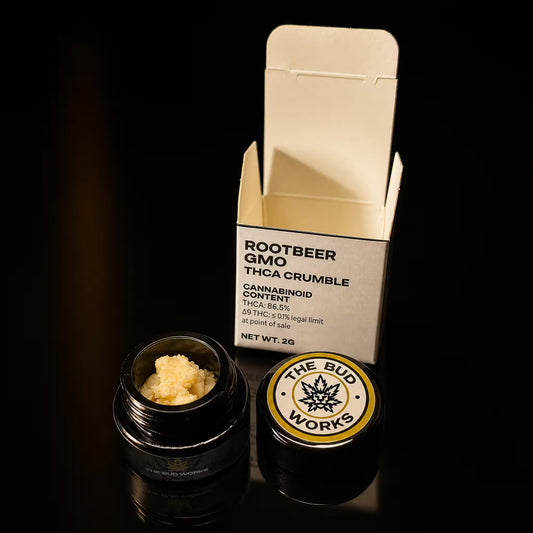 ROOTBEER GMO THCA CRUMBLE